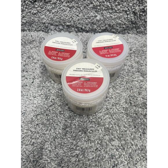 Tiny Treasures Christmas/Noel Filler In Bright White Flakes 3 Pack Bundle New - Picture 5 of 8